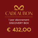 Cadeaubon - 1 jaar abonnement Discovery Box