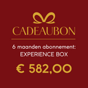 Cadeaubon - 6 maanden Experience box