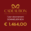 Cadeaubon – 1 jaar abonnement Sommelier Box - The Wine Box